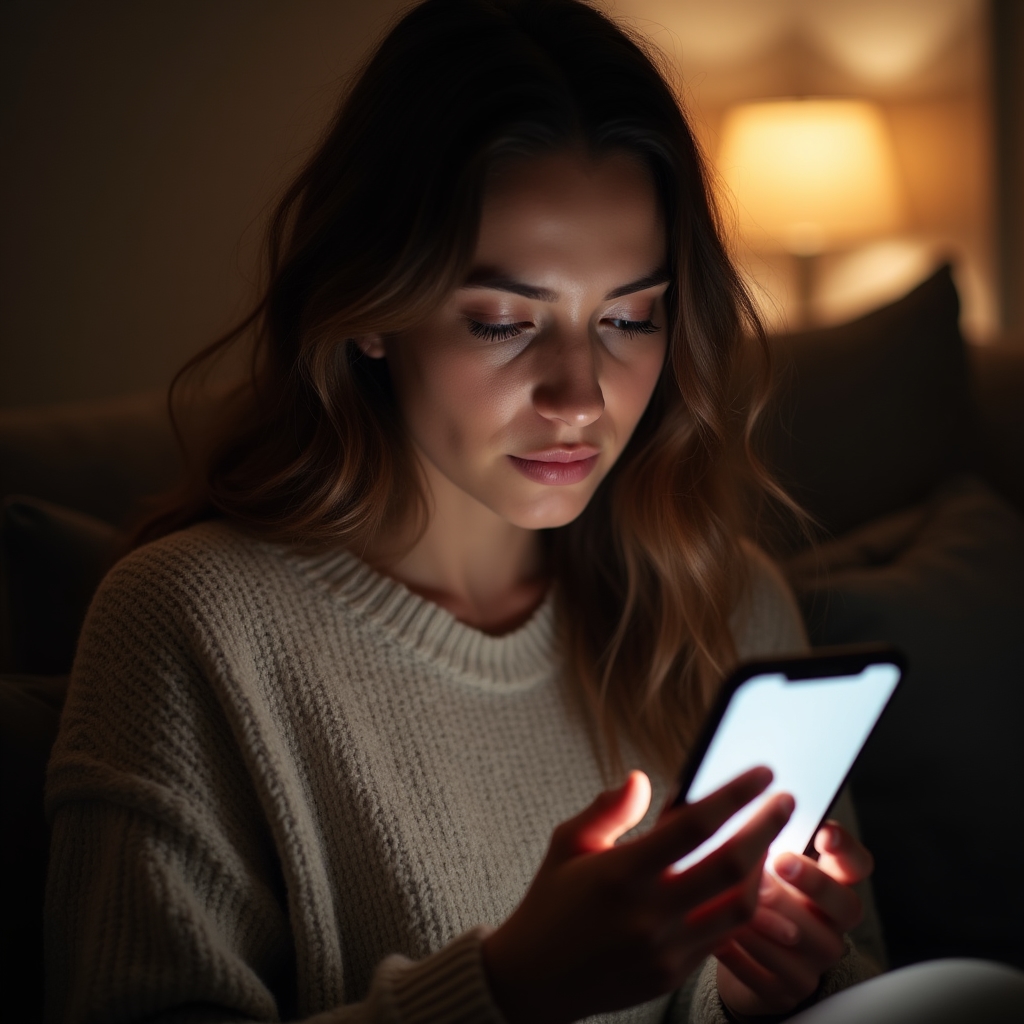 Osoba trzymająca telefon podczas robienia zakupów online